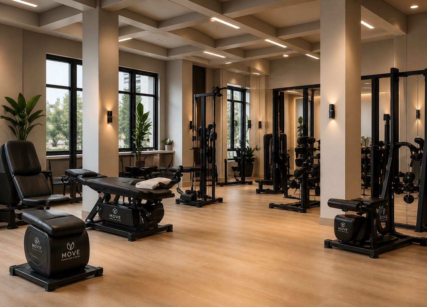 Patient rehabilitation and recovery area at MOVE Physio Care Chennai