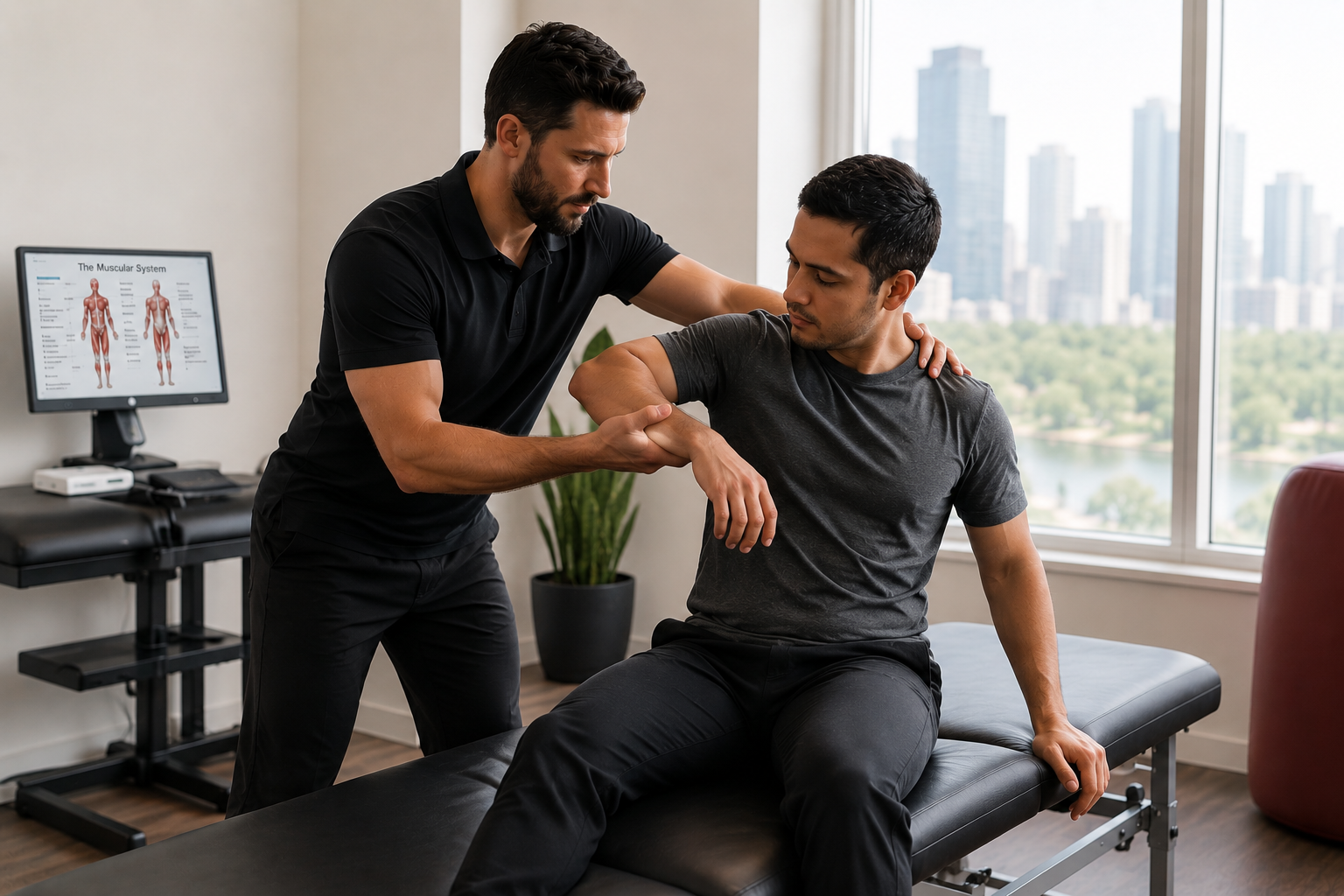 Professional physiotherapy medical team providing rehabilitation and patient care services